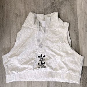 Women’s Adidas quarter zip sports tank